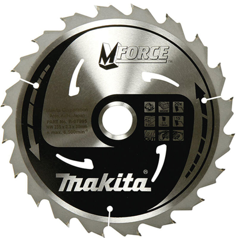 Makita M-Force Saege fogli, 235 x 30 mm, 40Z, B 32085
