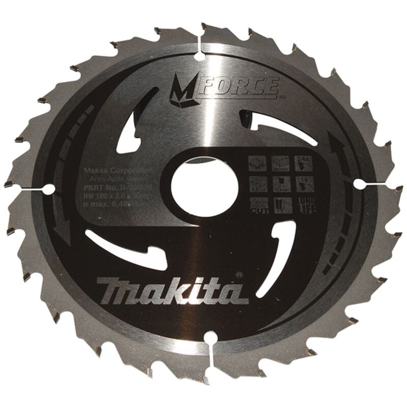 Image of M-force Sägeblatt 180x30x24Z - B-32029 - Makita