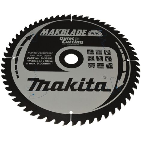 Makita MAKBLADE+ Lame de scie 305x30x60Z - B-32552