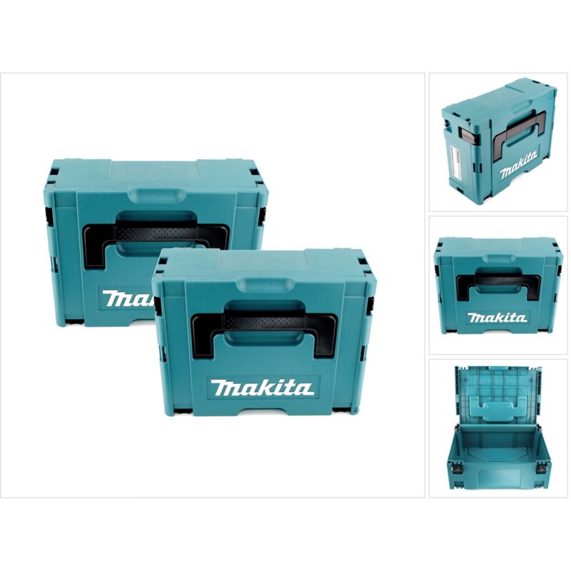 Coffrets à outils en plastique makpac 2 - 2 pièces. - sans insert - Makita