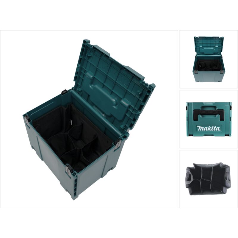 Image of Makita - Makpac 4 ( 821552-6 ) + Einsatz Makpac 4 für DRT50 + RT0700C ( 837247-1 )