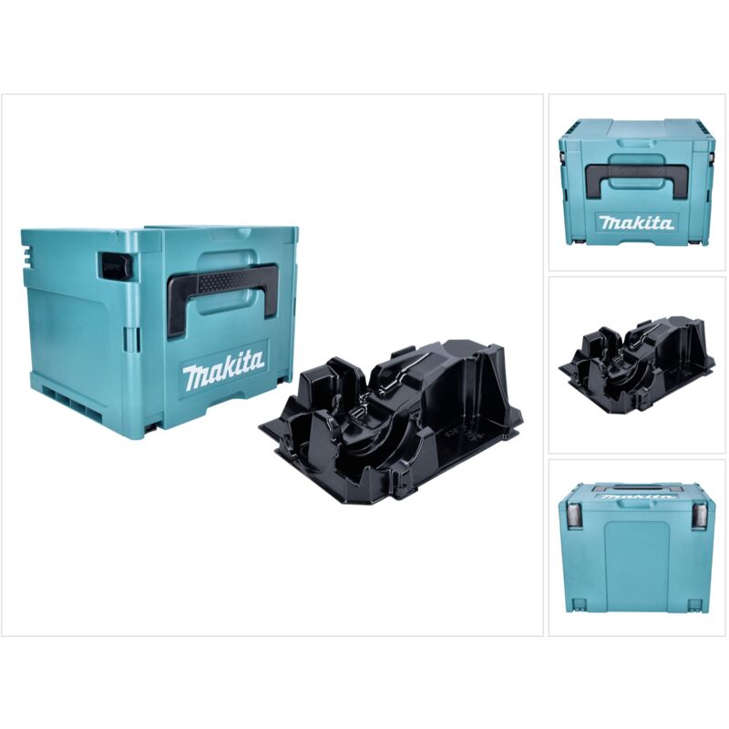 Makita - Makpac 4 system Box 395 x 295 x 315 mm + inserto corrispondente per dga 511 /513 / 514 / 515 / 517 /519 e dhr 243