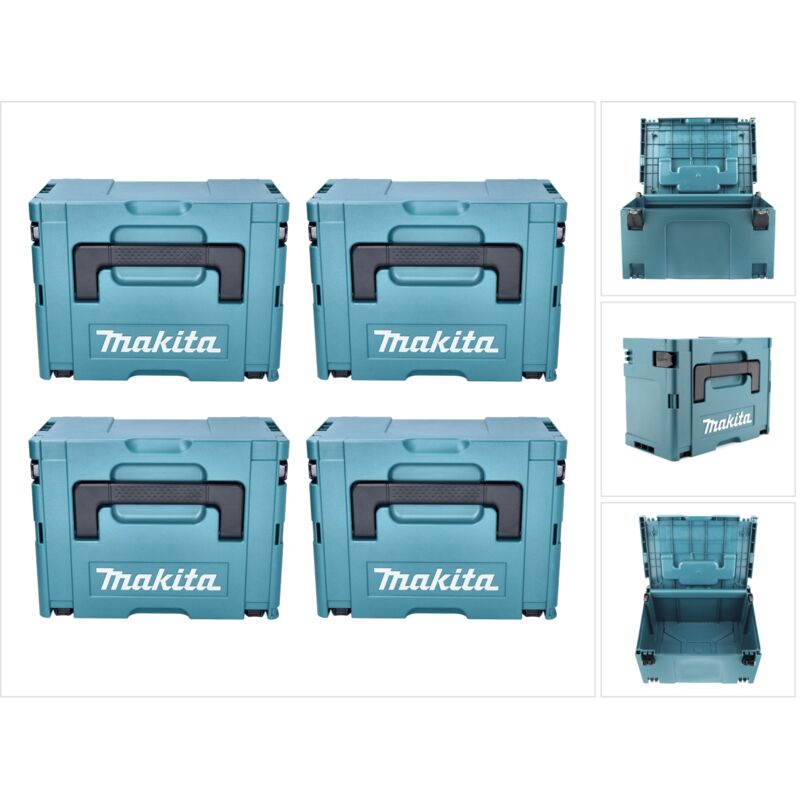 Set di 4x Valigette Makpac Tipo 3 - Makita