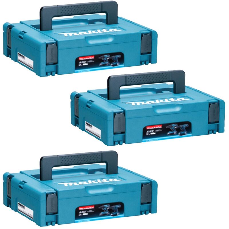 Makita - makpac mallette système taille 1 (set de 3) P-02369-3x