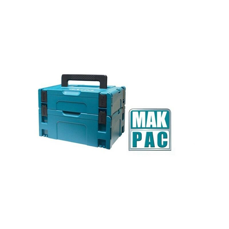 Makita - MAKPAC Stack 2 Piece Connector Stackable Tool Case Type 1 and 2 Cases