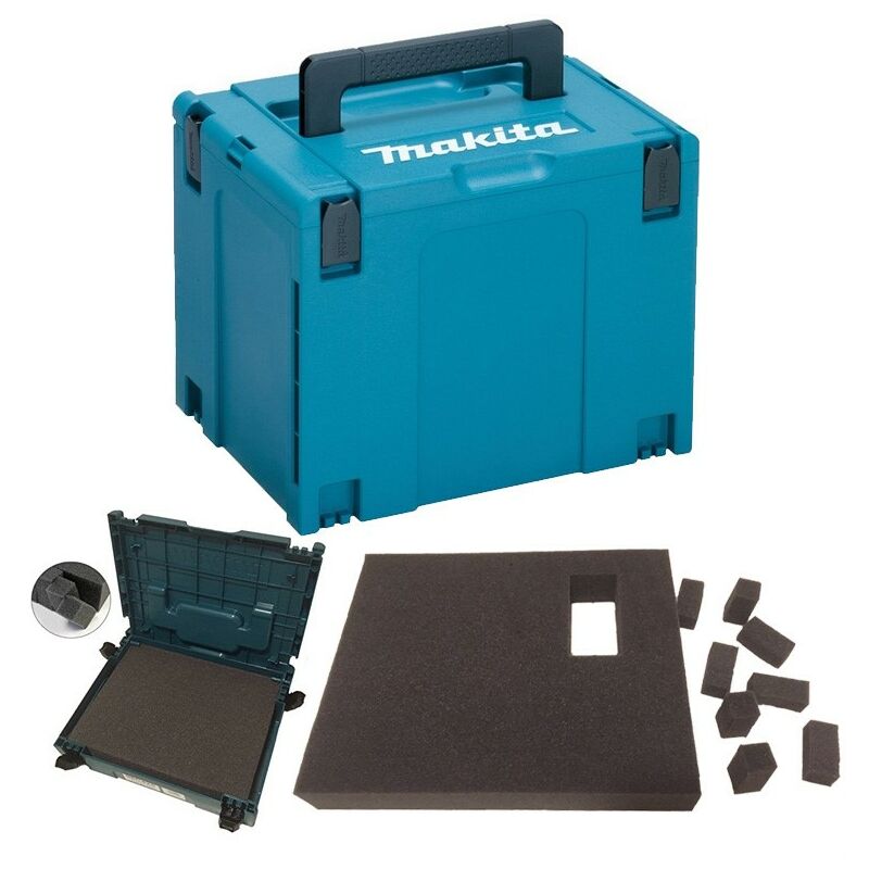 Makita - MAKPAC Stacking Connector Tool Case Systainer TYPE 4 + Foam Insert
