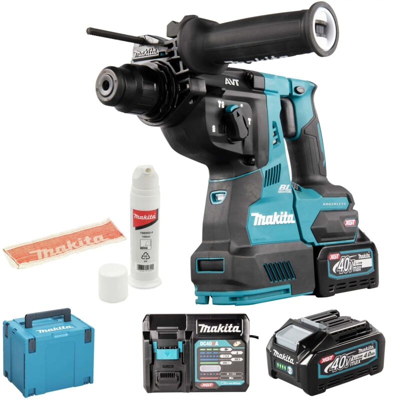 Marteau Perforateur Sans Fil Makita HR003GM201 – 40 V, SDS-Plus, Moteur Brushless
