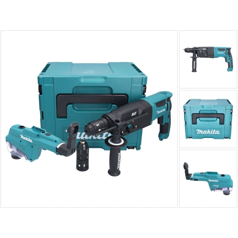 Makita - HR2653TJ Marteau combiné pour SDS-Plus 26 mm 800 w dans makpac