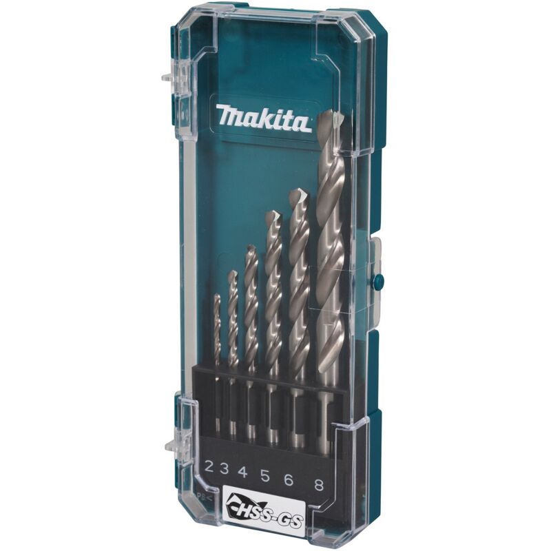 Metallbohrer Set Hss-gs 6tlg. - D-78346 - Makita