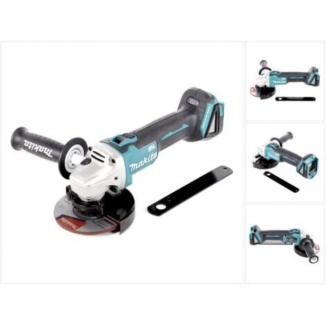 Makita – Meuleuse d'angle 18V – Moteur sans charbon – Diamètre disque 125 mm – Technologie XPT pour protection contre l'eau et la poussière - DGA506Z