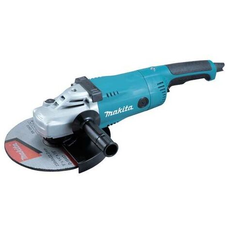 Makita – Meuleuse d'angle 230mm 2200W – Vitesse 6600 tr/min – Poignée avant réglable 3 positions – Ergonomique avec revêtement soft grip - Ga9020