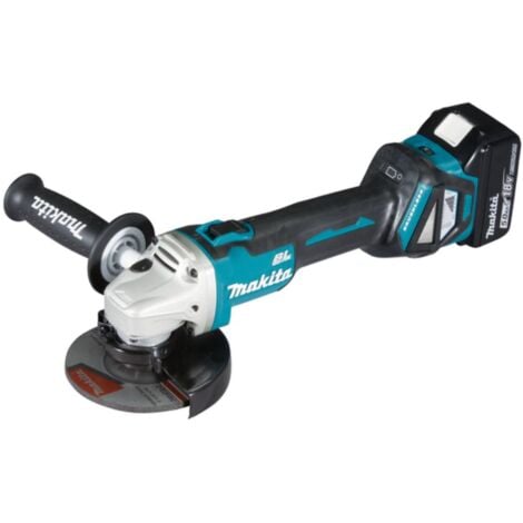 Makita Meuleuse d'angle sans fil 18 V DGA511RTJ / 2x batteries 5,0 Ah