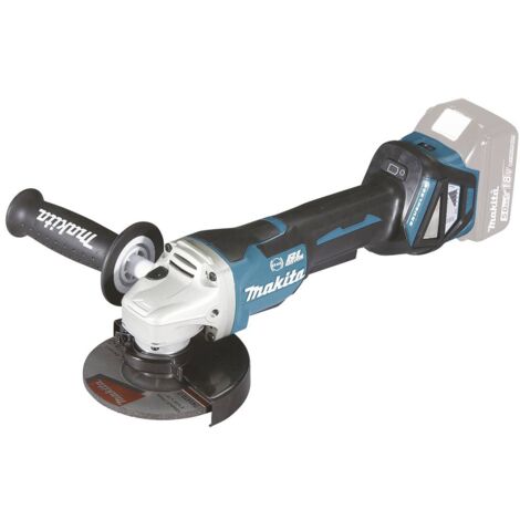 Makita – Meuleuse d'angle sans fil 18V DGA517Z – Disque 125 mm – Moteur sans balai – Frein électrique – AFT et ADT pour sécurité optimale