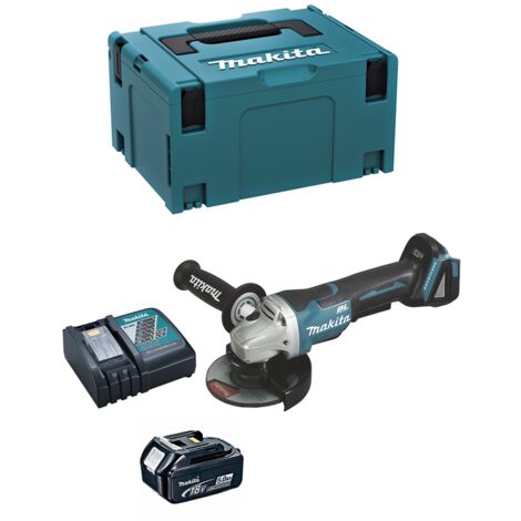 Makita mini-smerigliatrice  dga508rtj1 (1 x 5,0 ah + dc18rc + makpac 3) 8435587925576