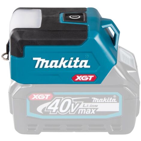 Makita ML011G 40V Max Li-ion XGT Flashlight LED -- Batterie e caricatore non inclusi.