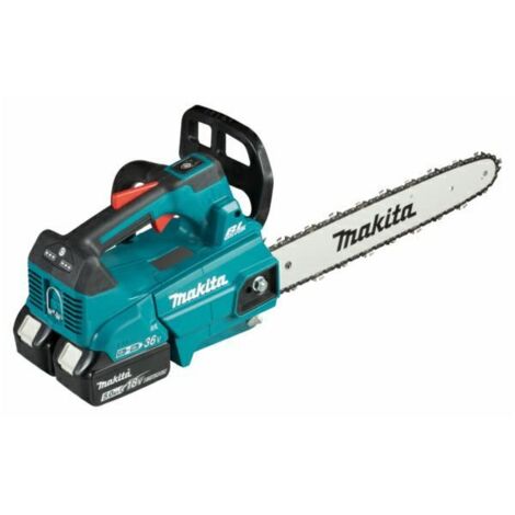 Makita - Motosega a batteria 18V 35 cm, 2x batteria 5,0 Ah LXT, caricabatterie DUC356PT2B