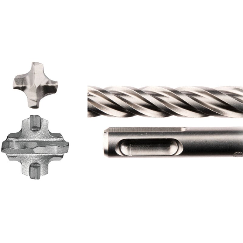 Nemesis ii Punta 4 taglienti attacco SDS-Plus per calcestruzzo - 25x250 / 200 mm - Makita