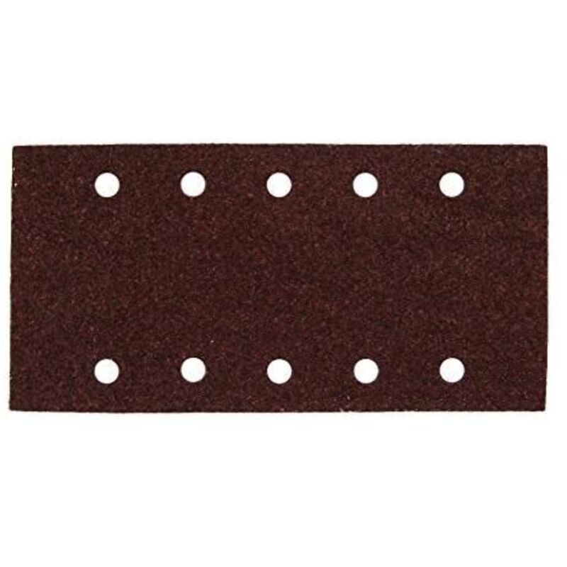 Carta vetrata velcro Makita, 100 x 240 mm, K150, 10 pz. 100 x 240 mm - K150 - 10 pz. - 10 fori