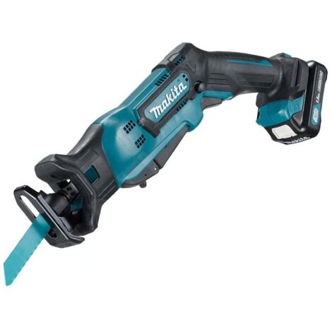 Makita Outillage - Scie sabre sans fil 12V, 2 batteries 4,0 Ah, chargeur JR103DSME