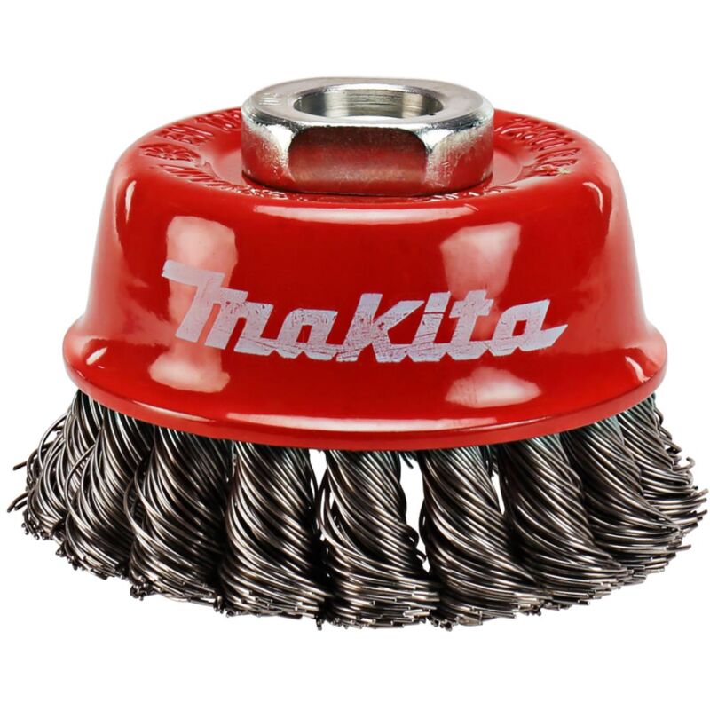 Spazzola a tazza 65 mm - 0,5 mm - numero di ciuffi 18 - M14 - Makita