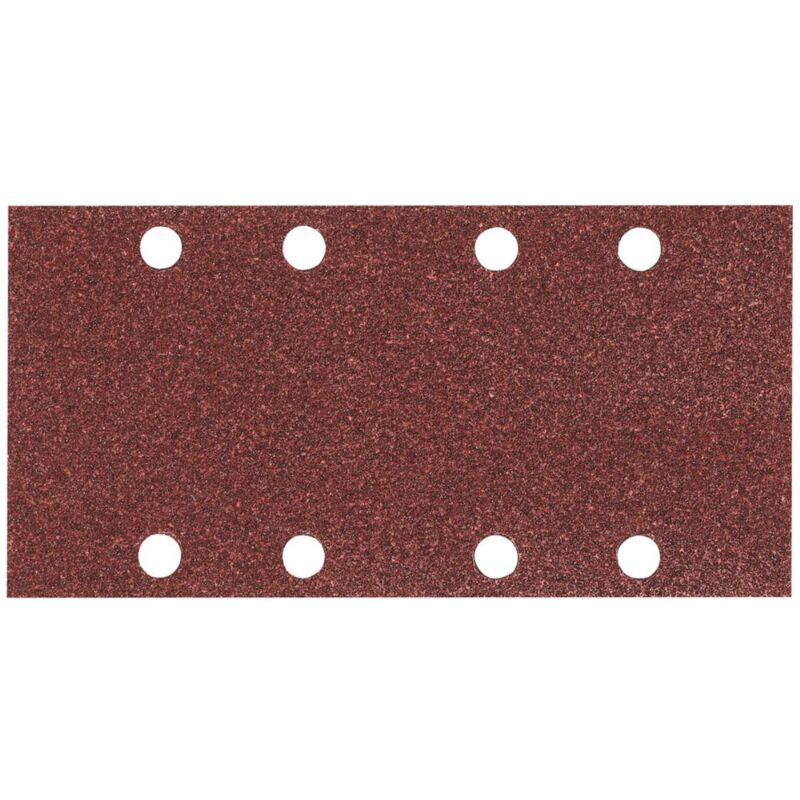 Carta abrasiva velcro Makita, 93 x 185 mm, K40, 10 pz. 93 x 185 mm - K40 - 10 pz. - 8 fori