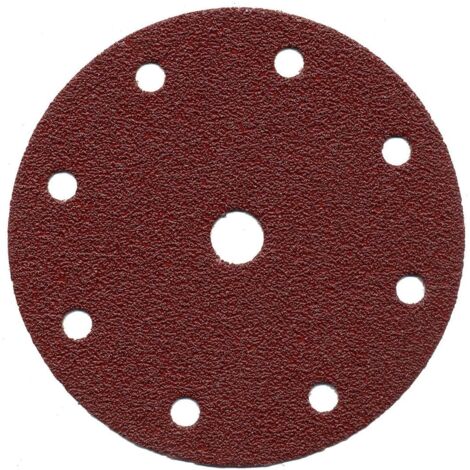 Makita P-33118 – Carta vetrata con velcro, 150 mm, K40, 50 pezzi, P 32574