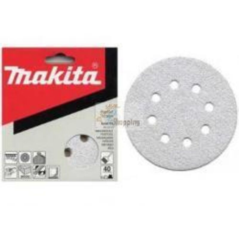 Carta abrasiva Makita 125 mm/K100/50 pz. 25 mm - K100 - 50 pz.