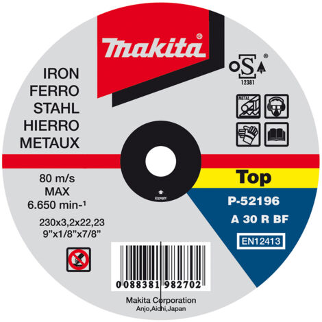 MAKITA P-52196 Metalltrennscheibe 230 mm