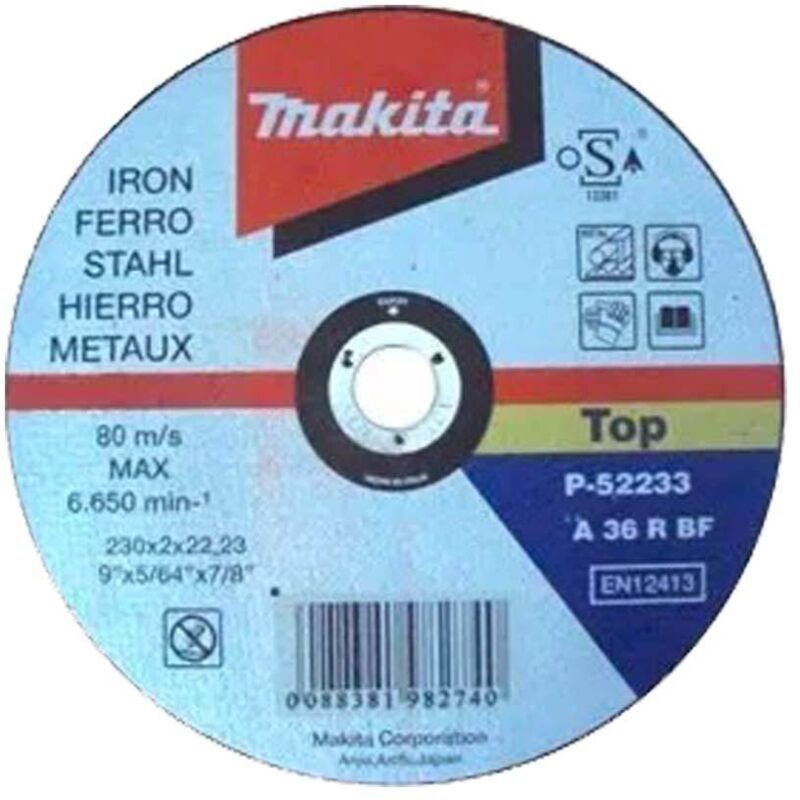 Disque en fer 230 mm Makita P 52233