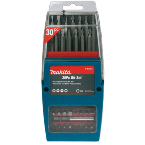 Makita P-57283 30pc Impact Driver Bit Set in Butterfly Case