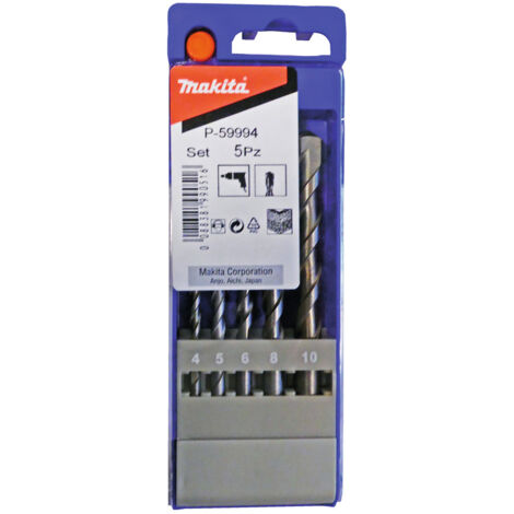 Makita P-59994 Set punte professionali per muratura 5 pezzi