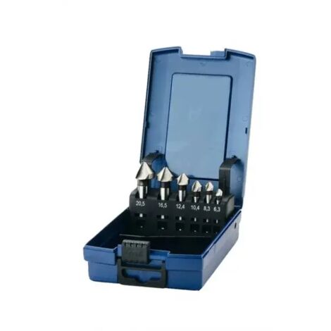 Makita P-73592 Set di svasatori HSS attacco cilindrico 6 Pz.