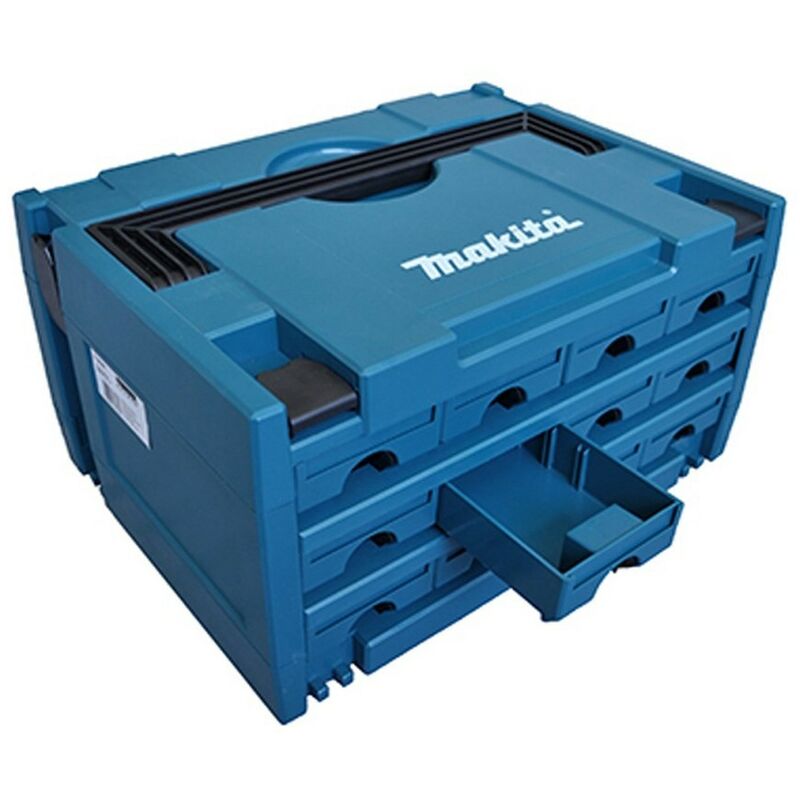 Makita - P-84327 makpac 12 Drawer Stacking Connector Tool Case type 3 + 12 Draws