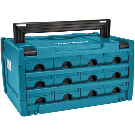Makita P-84327 MAKPAC 12 Drawer Stacking Connector Tool Case TYPE 3 + 12 Draws