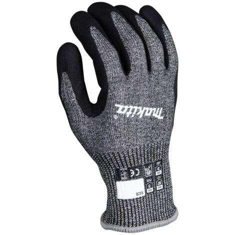 Makita P-84735 Advanced Fitknit® Cut Level 7 Guantes de inmersión con revestimiento de nitrilo, talla XL
