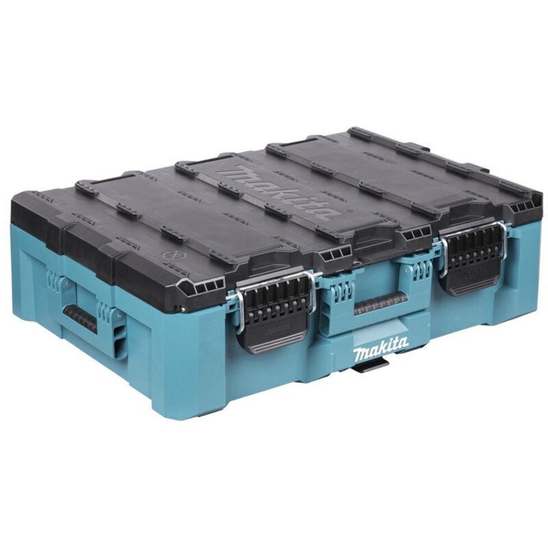 Makita – Coffret large de rangement 802x565x252mm – Plastique résistant aux chocs – Accès facile avec couvercle amovible – 63 litres P 91017