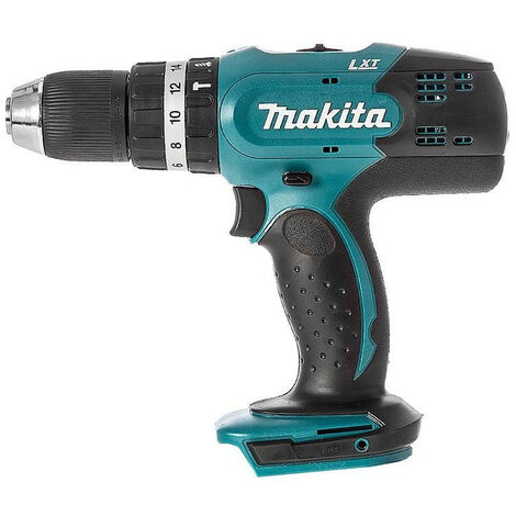 Makita – Perceuse à percussion sans fil 18V – Moteur performant 2 vitesses – Couple max 42Nm – Mandrin auto-serrant 13mm – Pour bois, métal et maçonnerie - DHP453Z