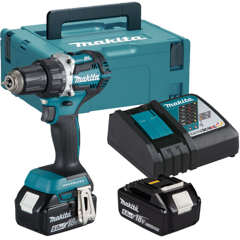 Perceuse Visseuse Makita DDF484RGJ – 18V, 65Nm, Moteur Brushless, Compacte - vue 2