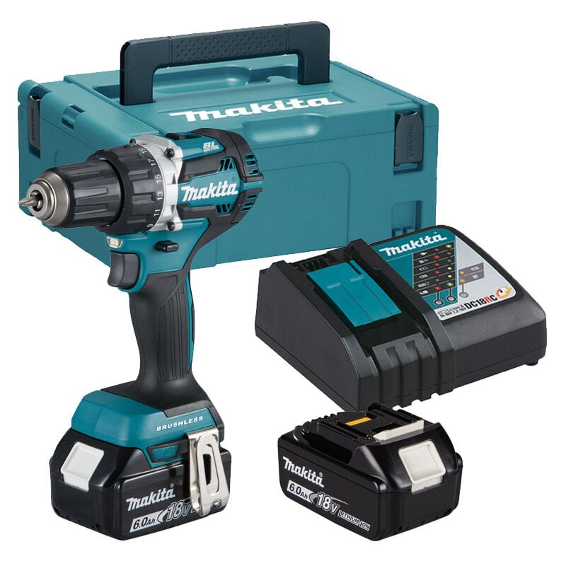 Perceuse 18V lxt 65Nm 2x6Ah - DDF484RGJ - Makita