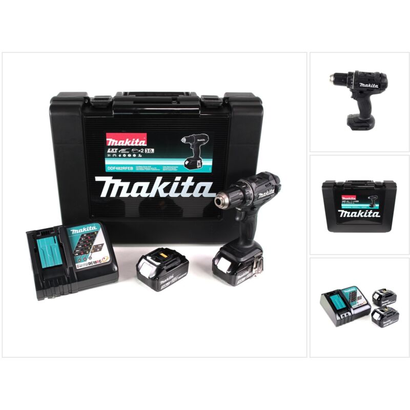 Makita Perceuse visseuse 18 V 3 0 Ah DDF482RFEB