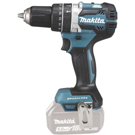 Makita – Perceuse visseuse à percussion 18V DHP484Z – Moteur Brushless – Couple 54Nm – Technologie XPT pour environnements difficiles