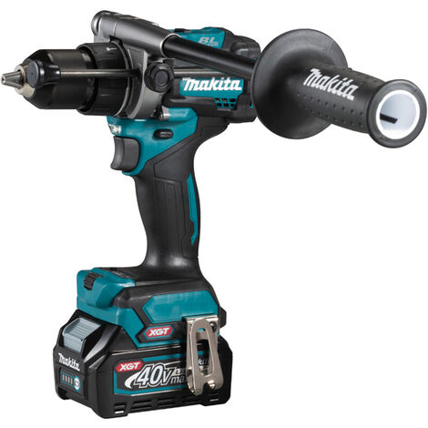 Makita – Perceuse visseuse à percussion 40V Li-Ion 2,5Ah – Moteur Brushless – Couple 141Nm pour béton et bois – HP001GD201