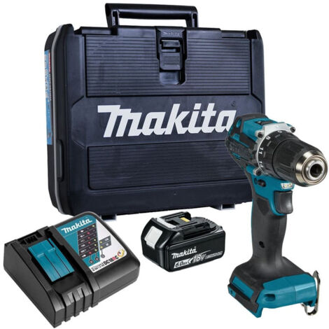 Makita – Perceuse-visseuse sans fil 18V avec 1 batterie 6,0Ah – Moteur Brushless – Couple 40Nm réglable – Coffret avec organisateur – DDF487RG