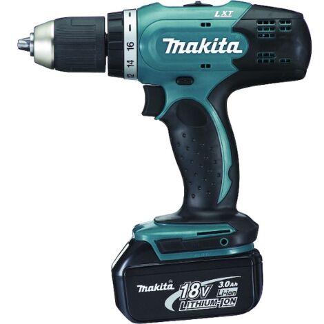Makita – Perceuse-visseuse sans fil 18V DDF453SFE – 2 batteries 3Ah – Mandrin auto-serrant 13mm – Couple 42Nm pour perçage précis