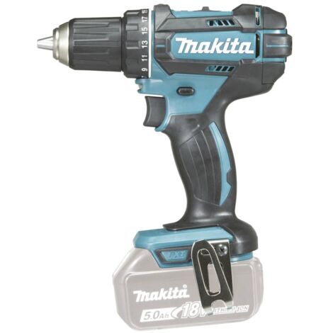 Makita – Perceuse-visseuse sans fil 18V DDF482Z – Moteur Brushless – Couple 62Nm – Capacité perçage 13mm acier, 38mm bois – Crochet ceinture inclus
