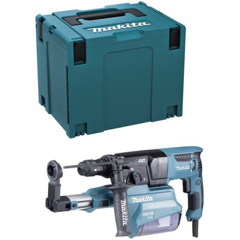 Makita – Perforateur burineur 800 W HR2651TJ – Force de frappe 2,2 J – Technologie AVT pour faible vibration – Modes perceuse et percussion