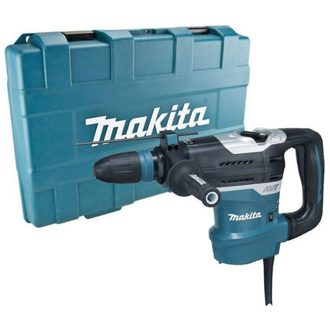 Makita – Perforateur burineur SDS-Max 1100W 8 joules Ø 40 mm – Technologie anti-vibration AVT – Pour béton et pierre – Coffret inclus - HR4013C