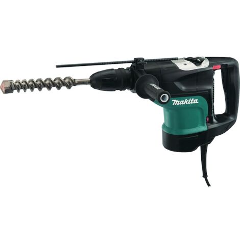 Makita – Perforateur burineur SDS max filaire 1350W – Force de frappe 10,1 J – Coffret d’outils D-42472 – Pour béton armé et travaux intensifs