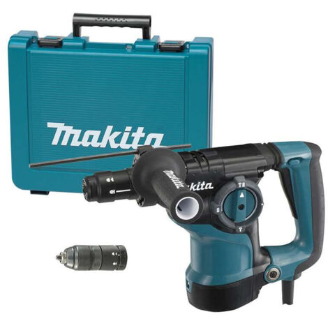 Makita – Perforateur burineur SDS-Plus HR2811FT 800 W – Capacité de perçage 28 mm béton – Moteur puissant 2,9 Joules – Poignée anti-vibration