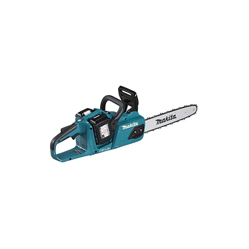 DUC355PT2 Tronçonneuse sans balais 18V (36V) Li-ion lxt 35cm complète avec 2 batteries 5.0 Ah et chargeur double port. - Makita